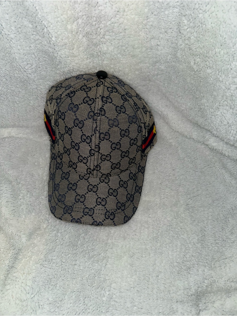 Navy Monogram Baseball Cap